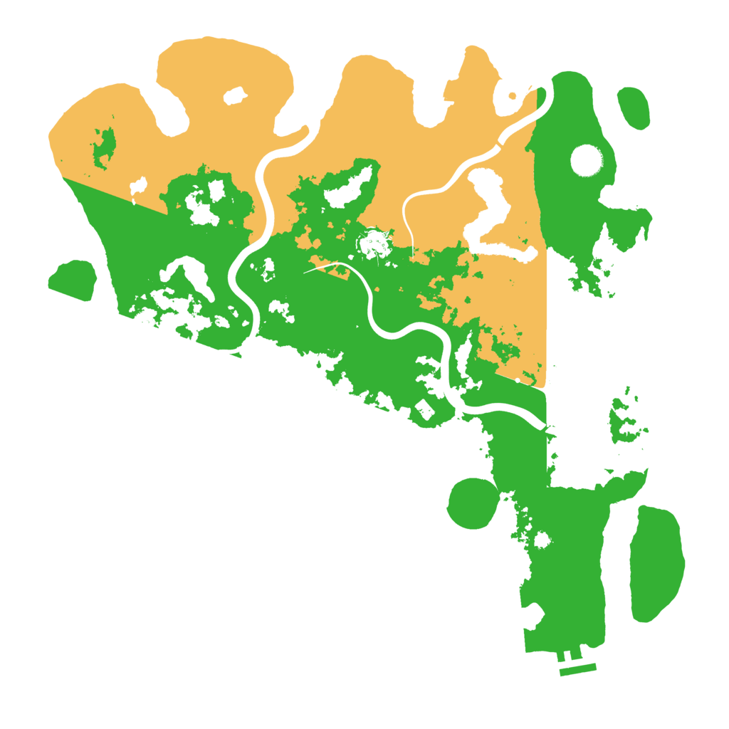 Biome Rust Map: Procedural Map, Size: 4000, Seed: 81838000
