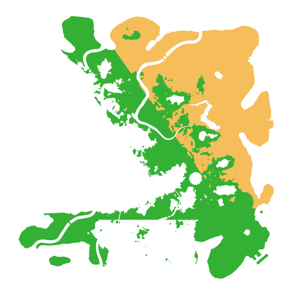Biome Rust Map: Procedural Map, Size: 4250, Seed: 1460840577