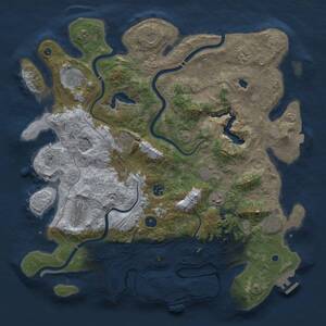 Thumbnail Rust Map: Procedural Map, Size: 4250, Seed: 1460840577, 16 Monuments