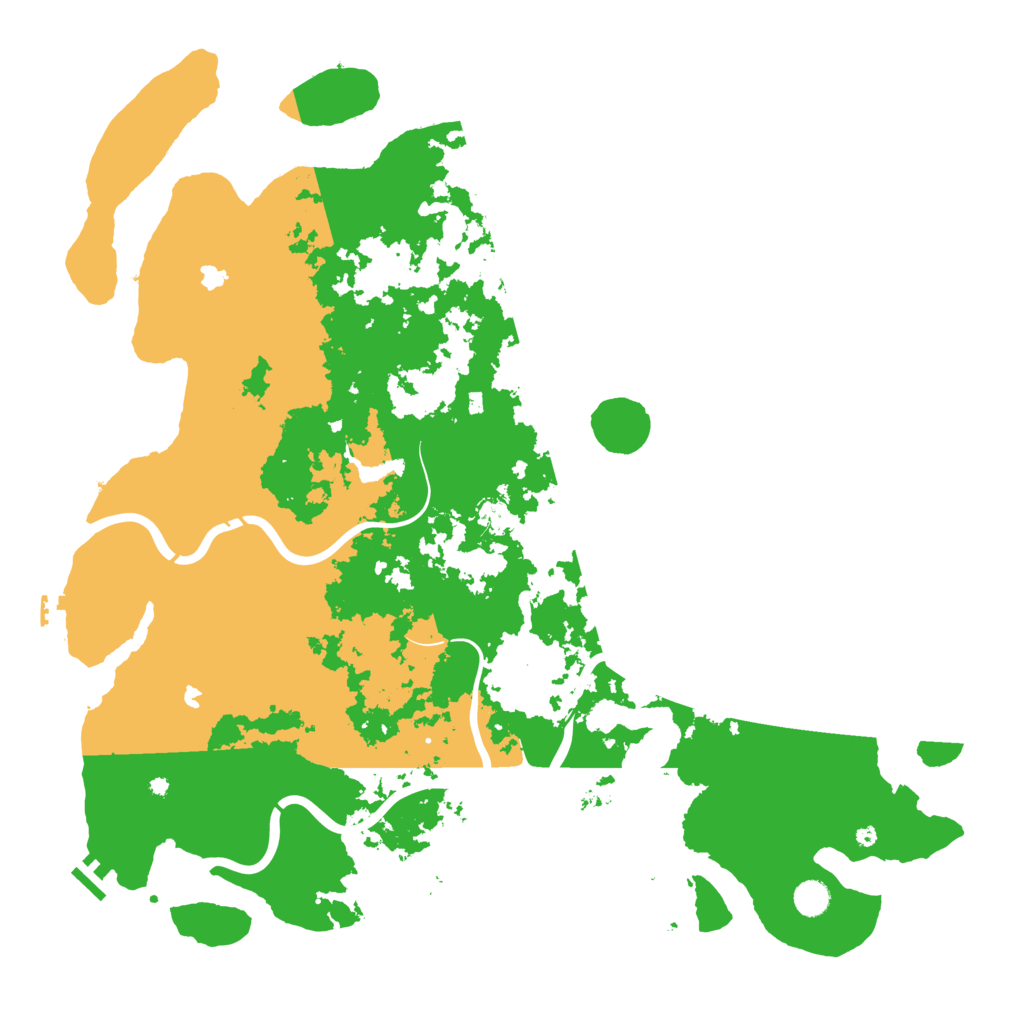 Biome Rust Map: Procedural Map, Size: 5000, Seed: 1745456520