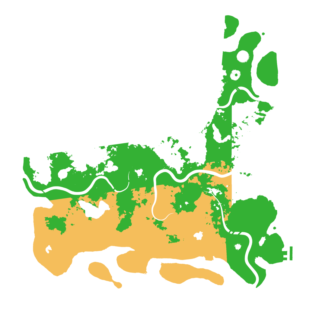 Biome Rust Map: Procedural Map, Size: 4500, Seed: 97397747