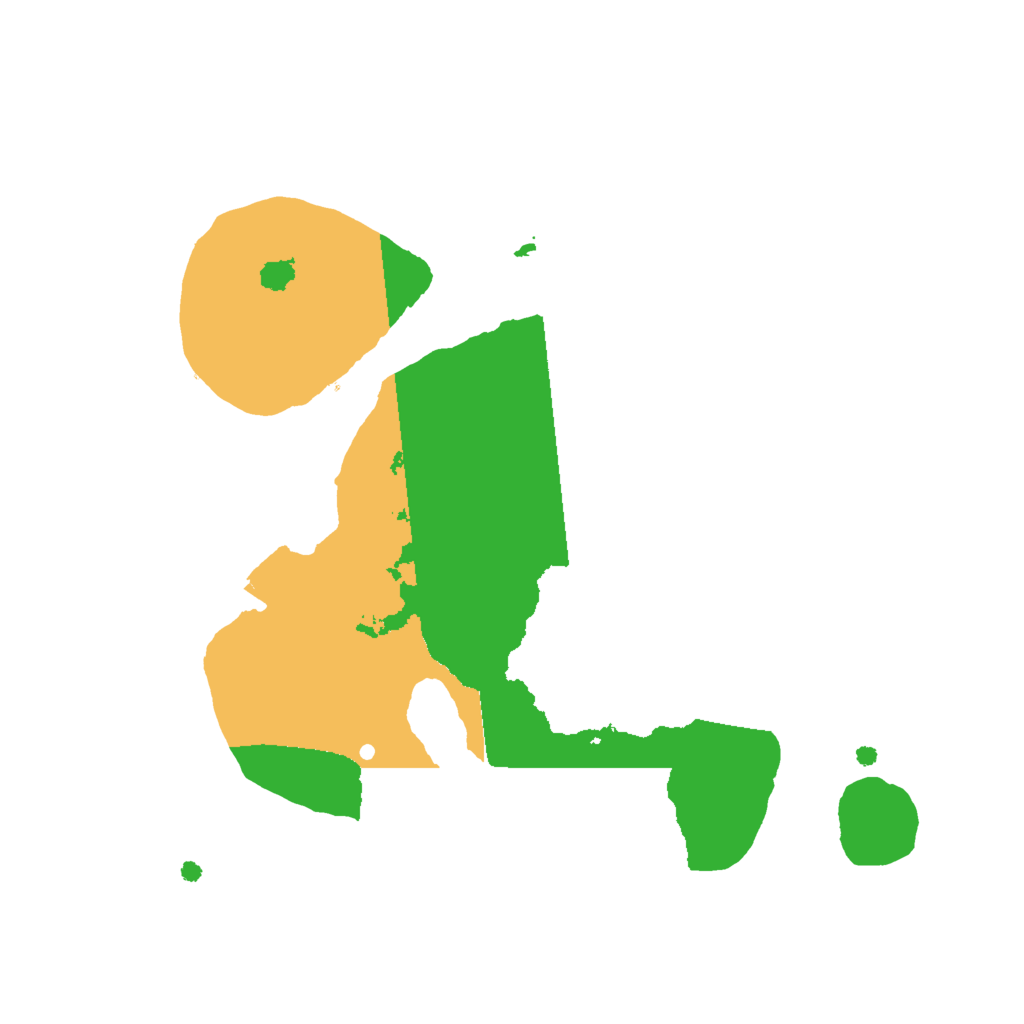 Biome Rust Map: Procedural Map, Size: 2000, Seed: 17936789