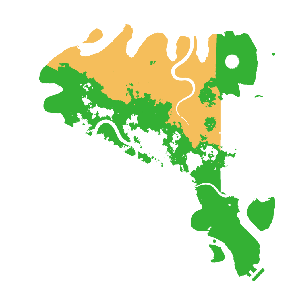 Biome Rust Map: Procedural Map, Size: 3700, Seed: 1118092436