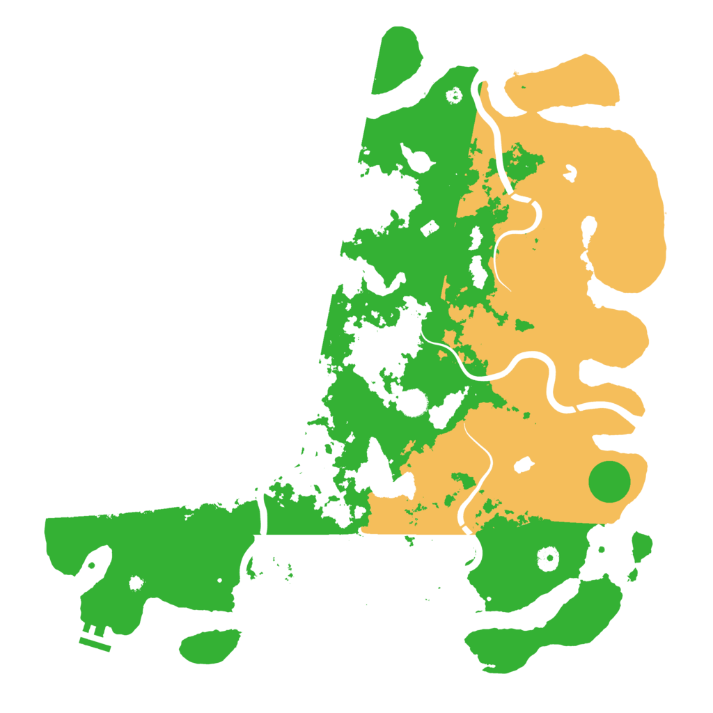 Biome Rust Map: Procedural Map, Size: 4500, Seed: 1311679902
