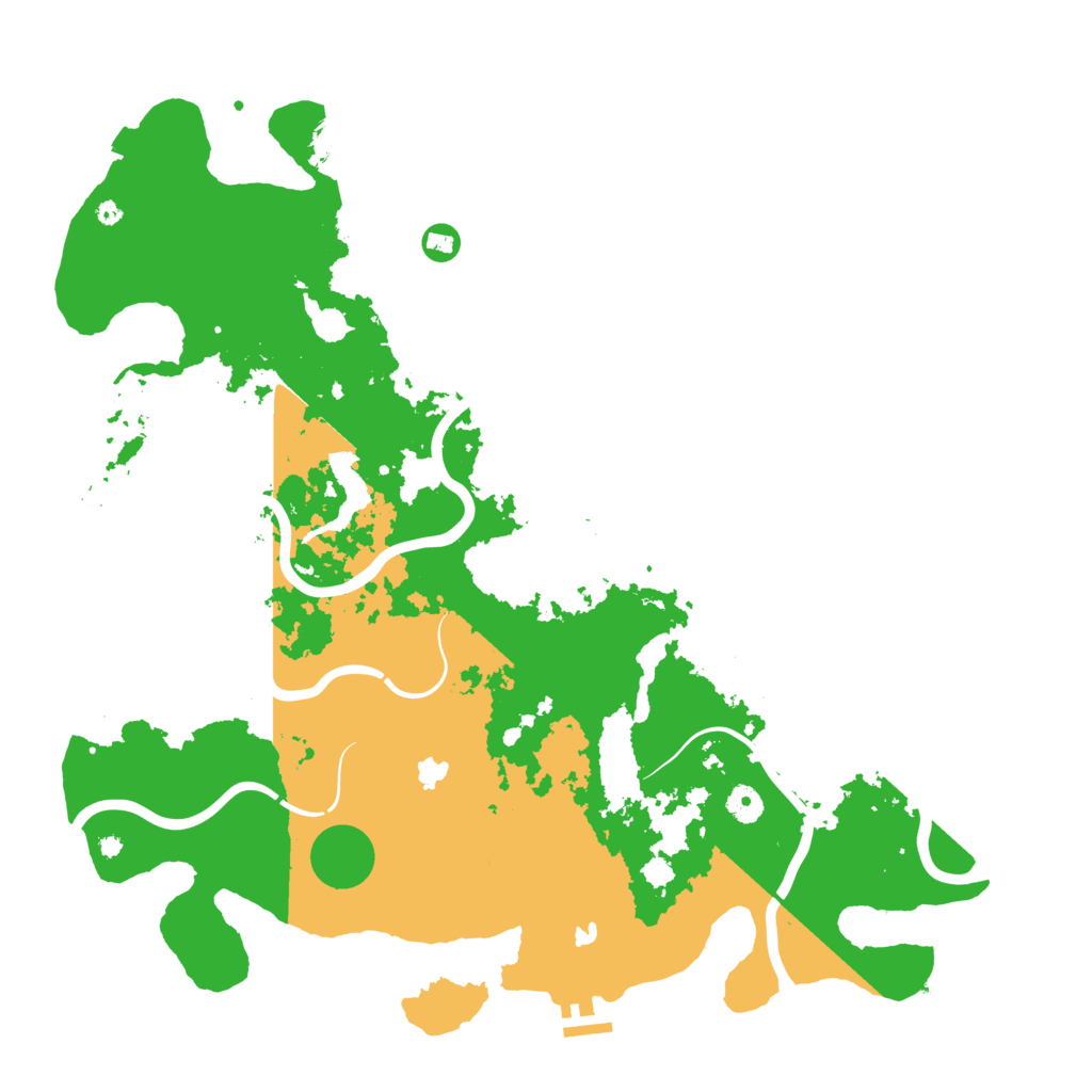 Biome Rust Map: Procedural Map, Size: 4500, Seed: 1797562063