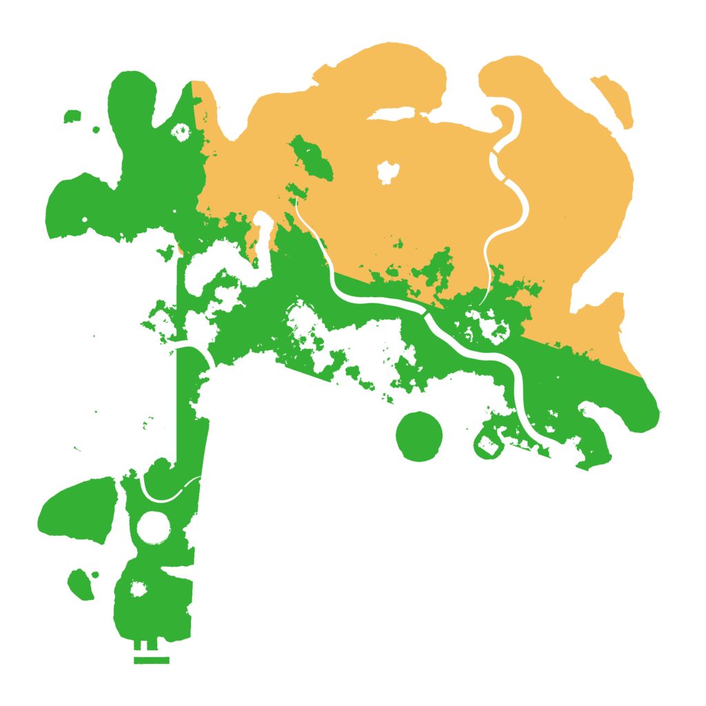 Biome Rust Map: Procedural Map, Size: 4000, Seed: 1534270199