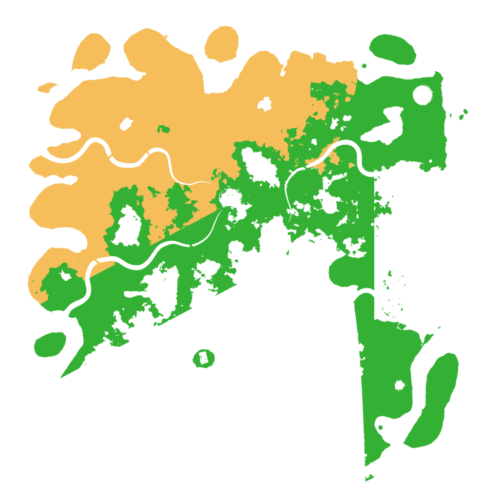 Biome Rust Map: Procedural Map, Size: 4500, Seed: 2120789564