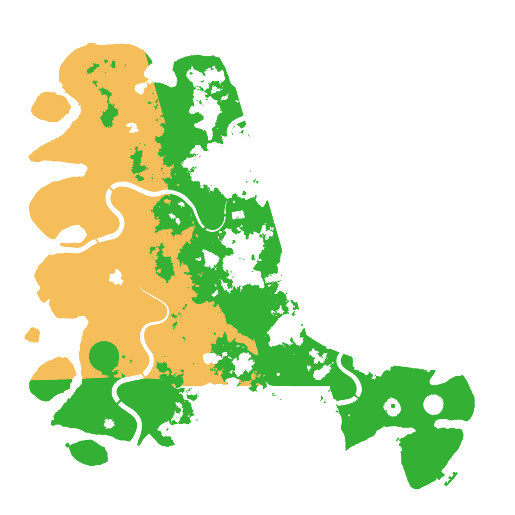 Biome Rust Map: Procedural Map, Size: 4500, Seed: 252500964