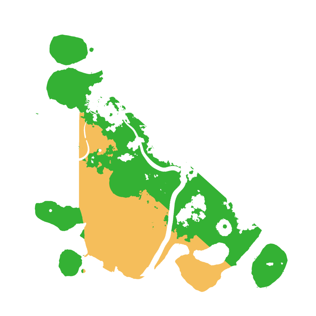 Biome Rust Map: Procedural Map, Size: 3000, Seed: 5230235