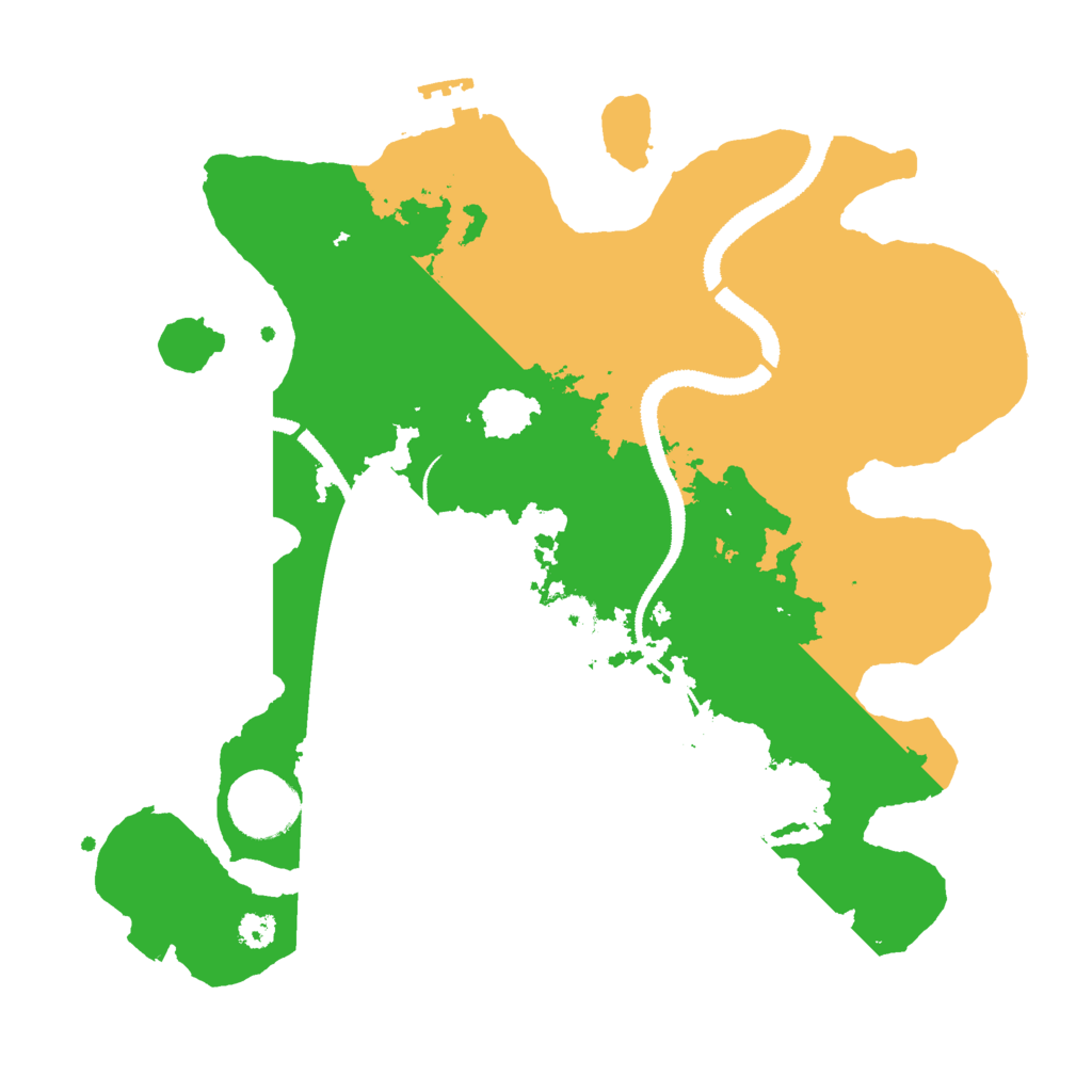 Biome Rust Map: Procedural Map, Size: 3000, Seed: 6021986