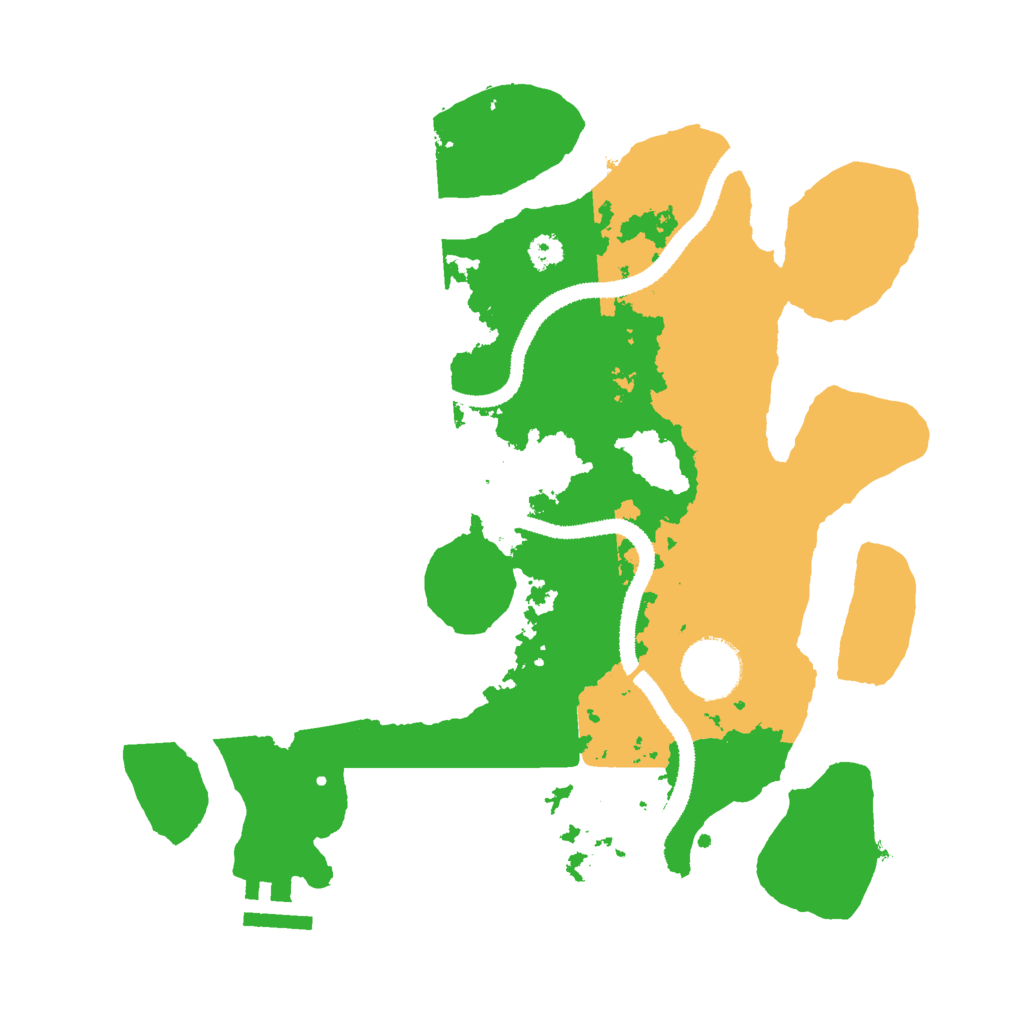 Biome Rust Map: Procedural Map, Size: 3000, Seed: 99929