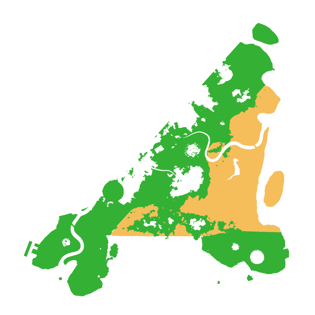 Biome Rust Map: Procedural Map, Size: 4000, Seed: 52334
