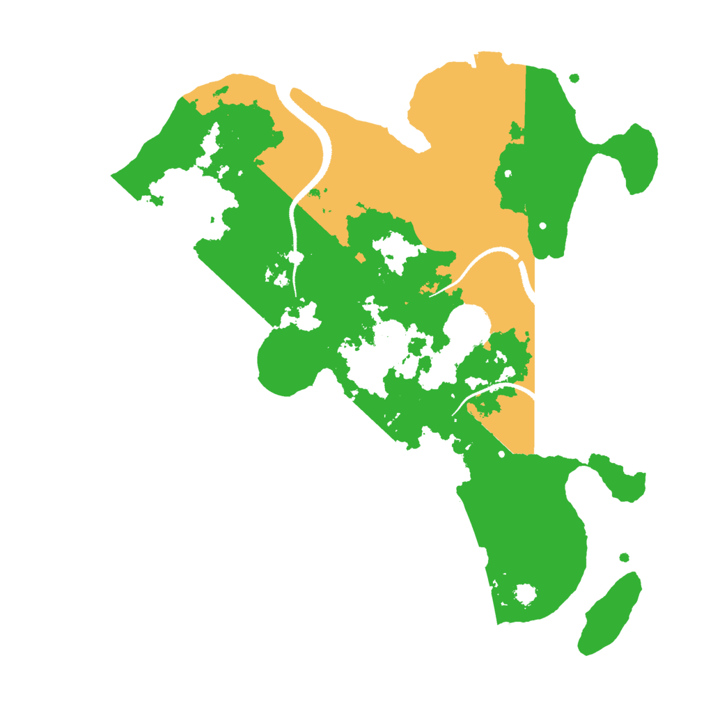 Biome Rust Map: Procedural Map, Size: 3000, Seed: 267420