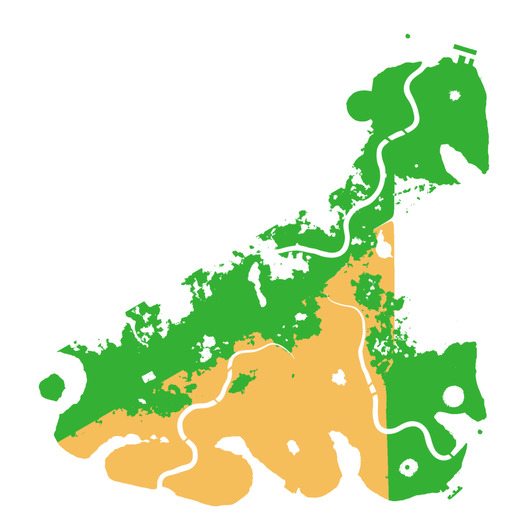 Biome Rust Map: Procedural Map, Size: 4500, Seed: 65164648