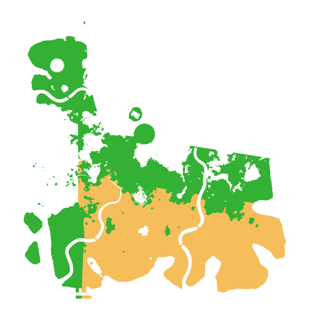 Biome Rust Map: Procedural Map, Size: 4000, Seed: 59392520