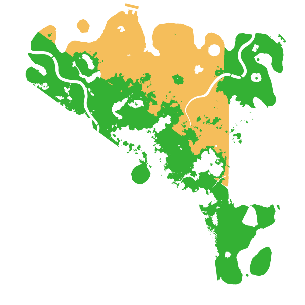 Biome Rust Map: Procedural Map, Size: 4500, Seed: 1752269801