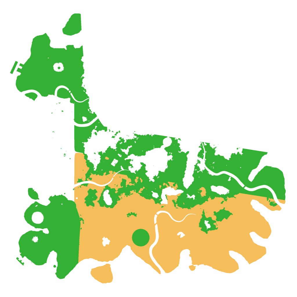 Biome Rust Map: Procedural Map, Size: 4500, Seed: 2142401676