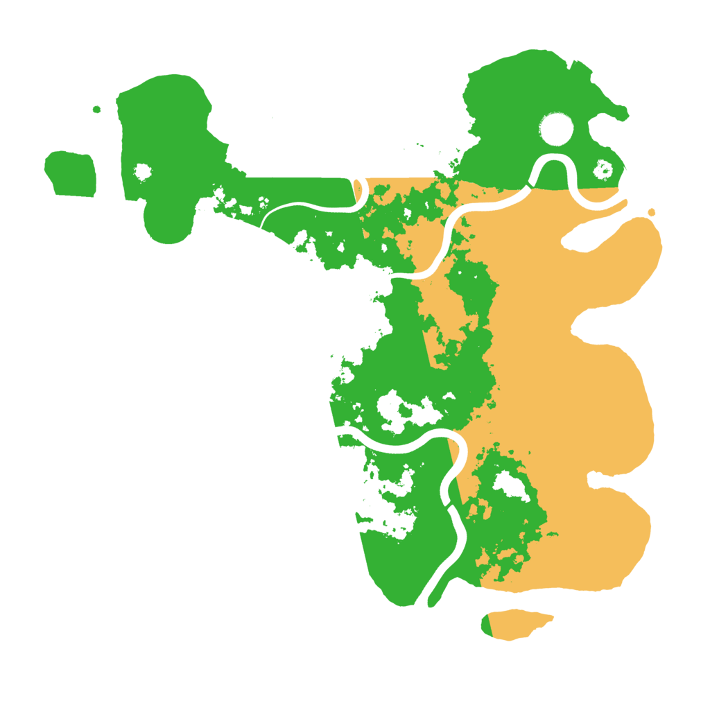 Biome Rust Map: Procedural Map, Size: 3750, Seed: 10126