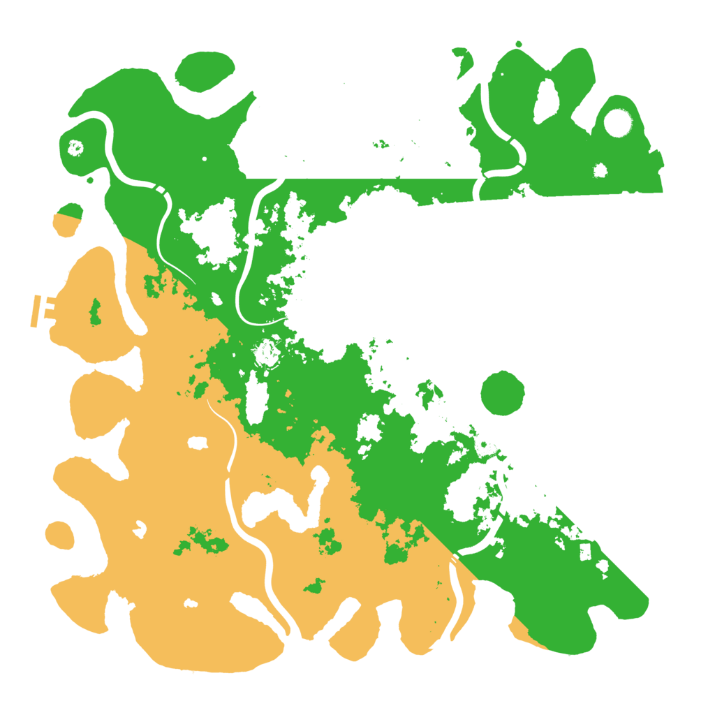 Biome Rust Map: Procedural Map, Size: 4500, Seed: 1413292953