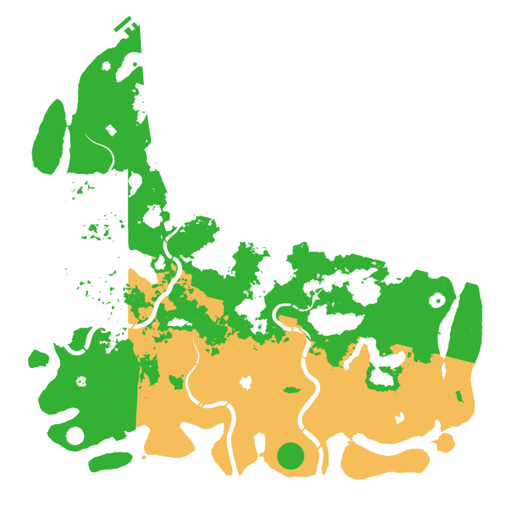 Biome Rust Map: Procedural Map, Size: 5000, Seed: 1794861922