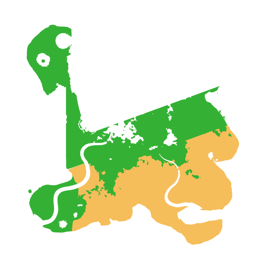 Biome Rust Map: Procedural Map, Size: 3000, Seed: 1363376917