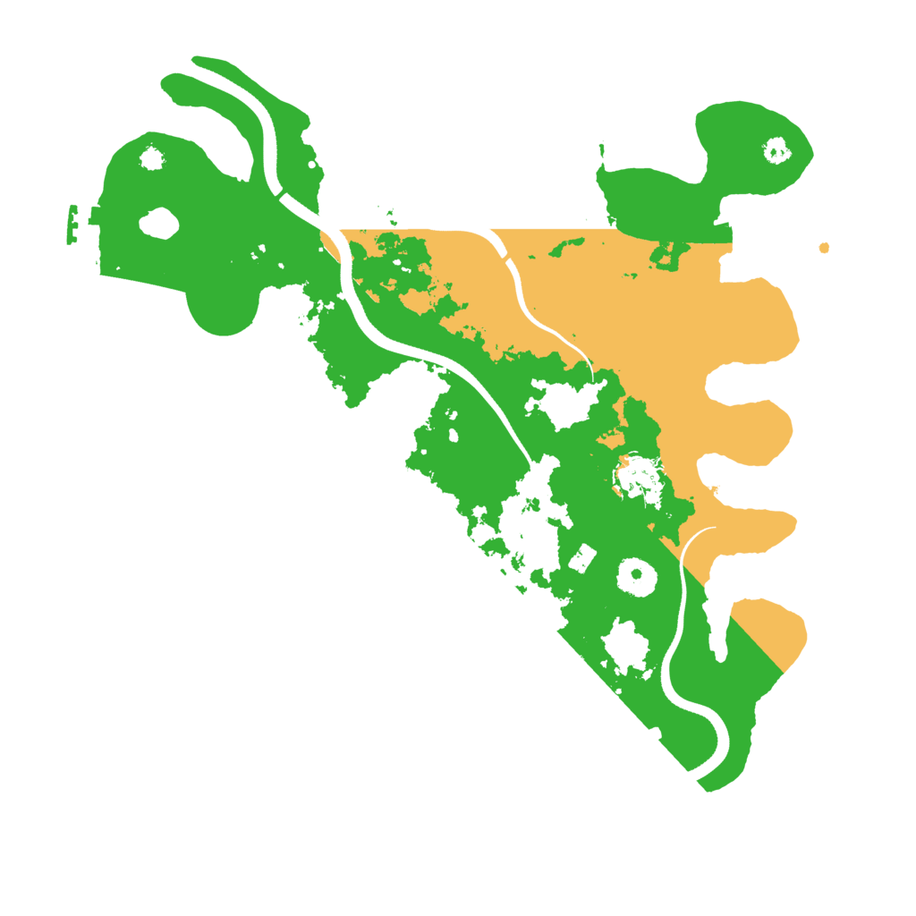Biome Rust Map: Procedural Map, Size: 3500, Seed: 360855981