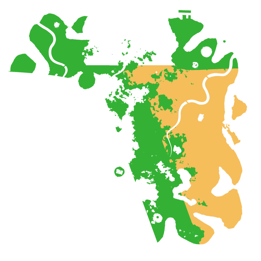 Biome Rust Map: Procedural Map, Size: 4250, Seed: 9311