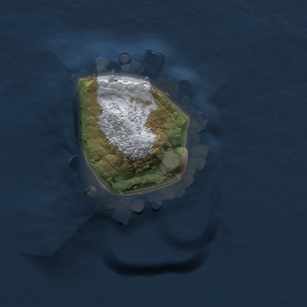 Rust Map: Procedural Map, Size: 1000, Seed: 1768996794, 1 Monuments