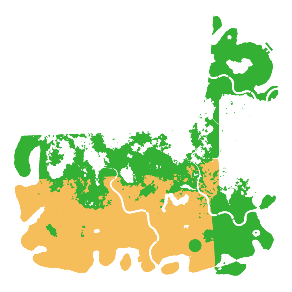 Biome Rust Map: Procedural Map, Size: 6000, Seed: 1662797690