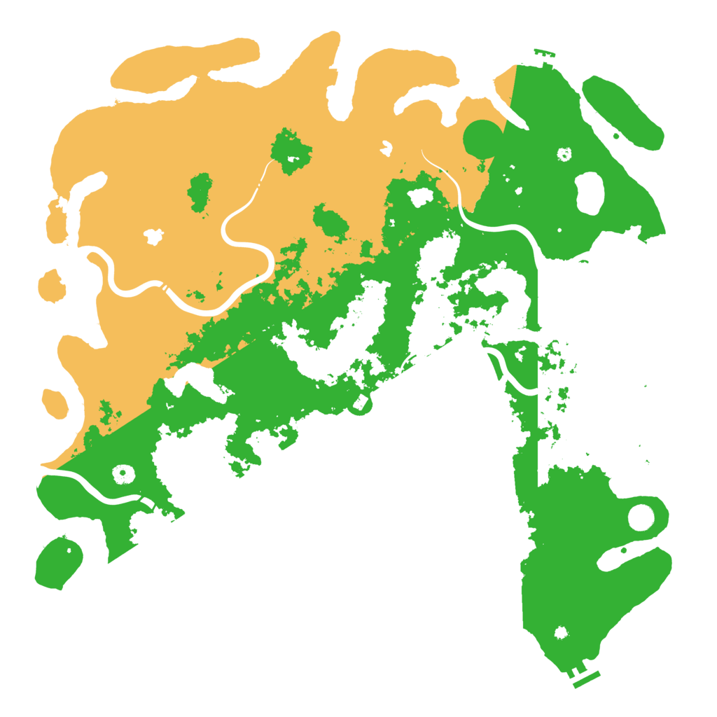 Biome Rust Map: Procedural Map, Size: 5000, Seed: 1685275398