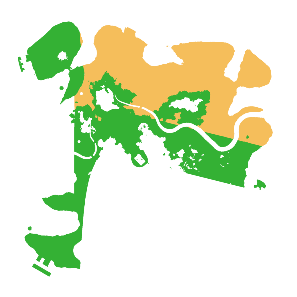 Biome Rust Map: Procedural Map, Size: 3000, Seed: 626879269