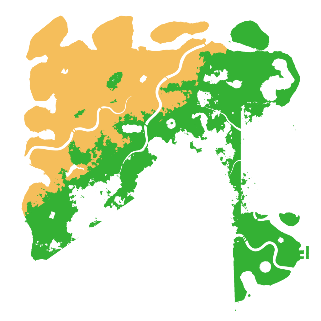 Biome Rust Map: Procedural Map, Size: 5000, Seed: 2041801964