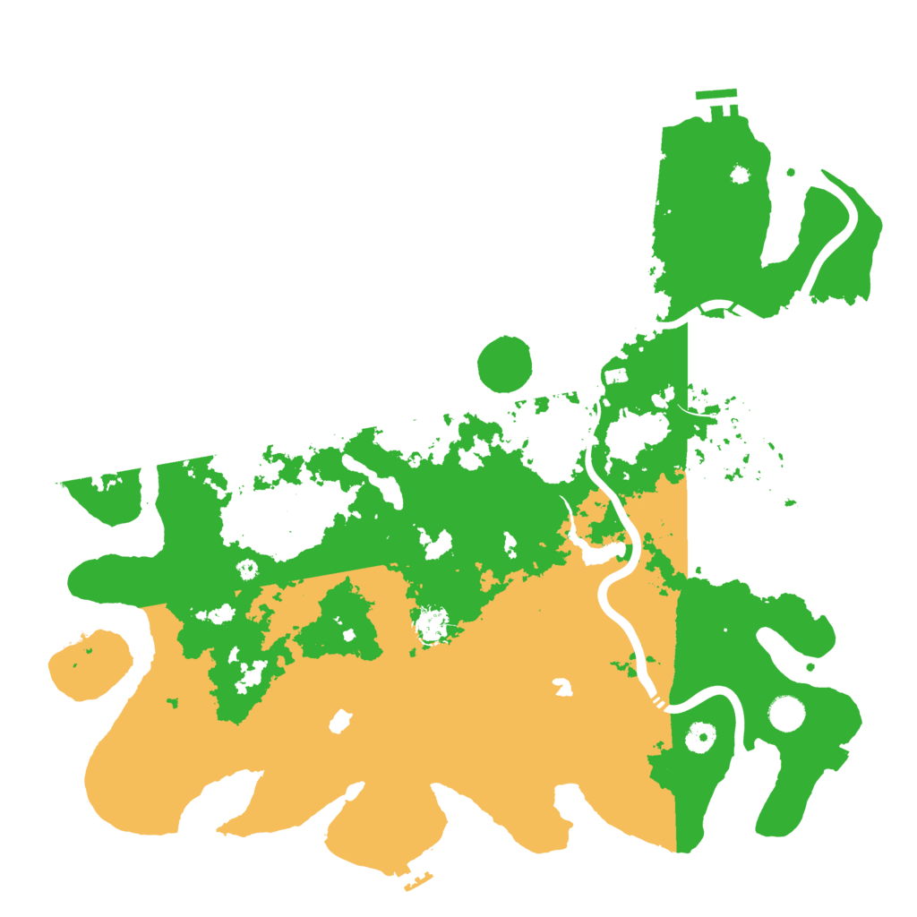 Biome Rust Map: Procedural Map, Size: 4500, Seed: 6516315