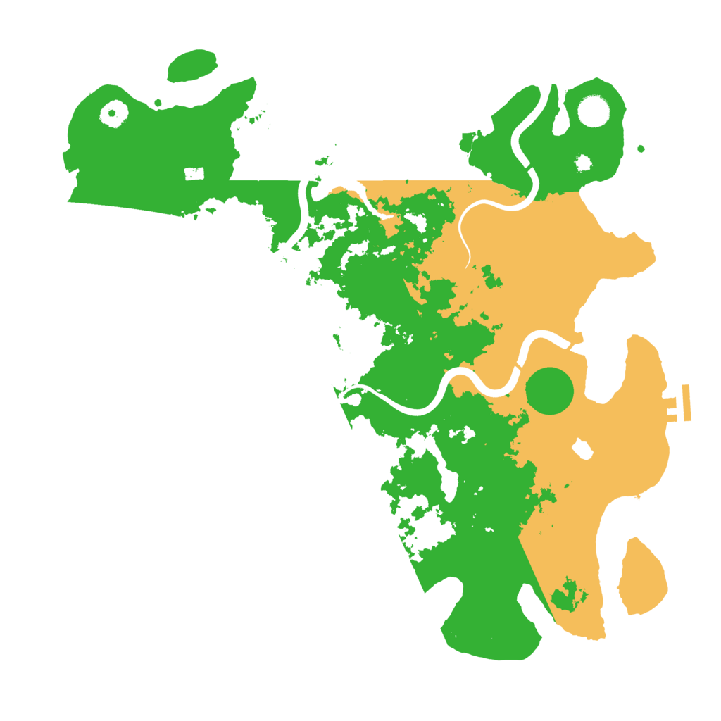 Biome Rust Map: Procedural Map, Size: 4000, Seed: 11432