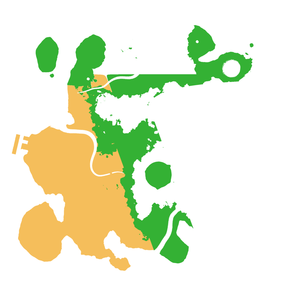 Biome Rust Map: Procedural Map, Size: 3000, Seed: 135792