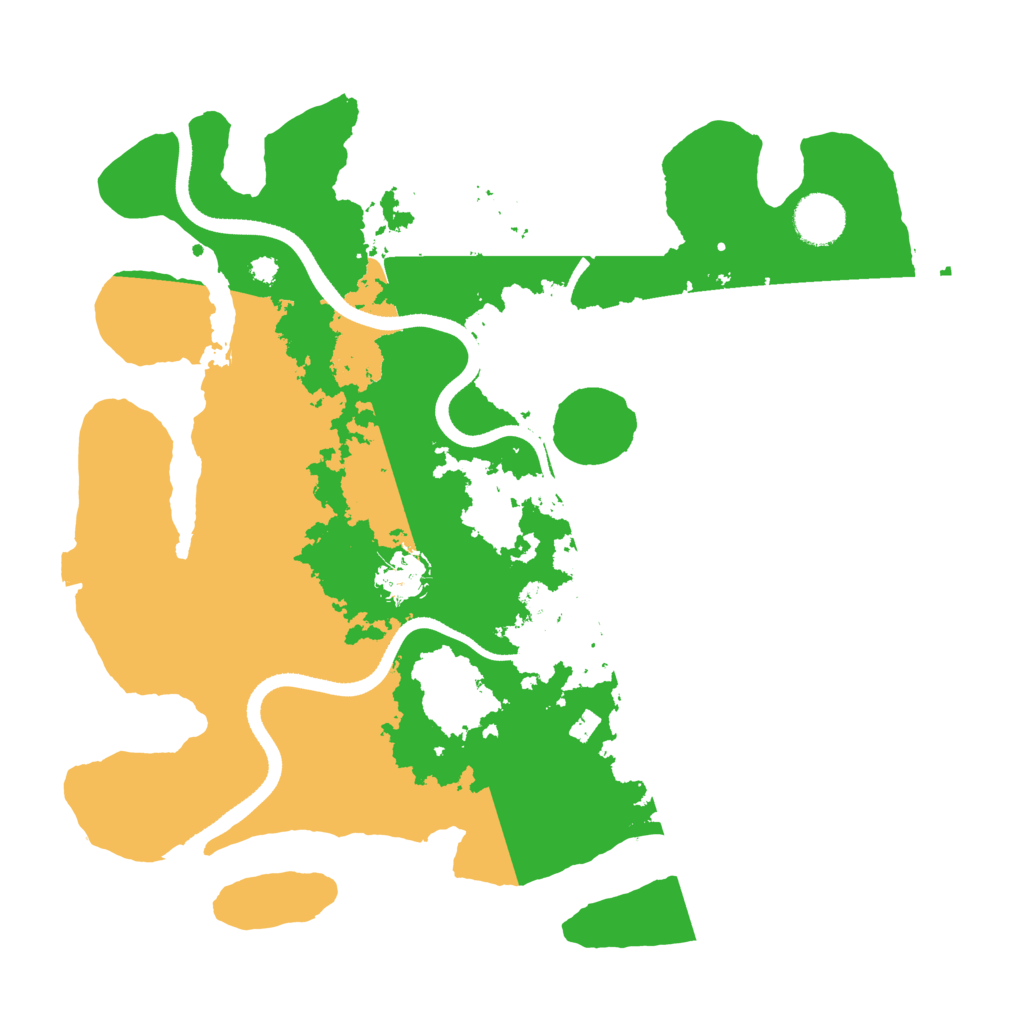 Biome Rust Map: Procedural Map, Size: 3500, Seed: 185624351