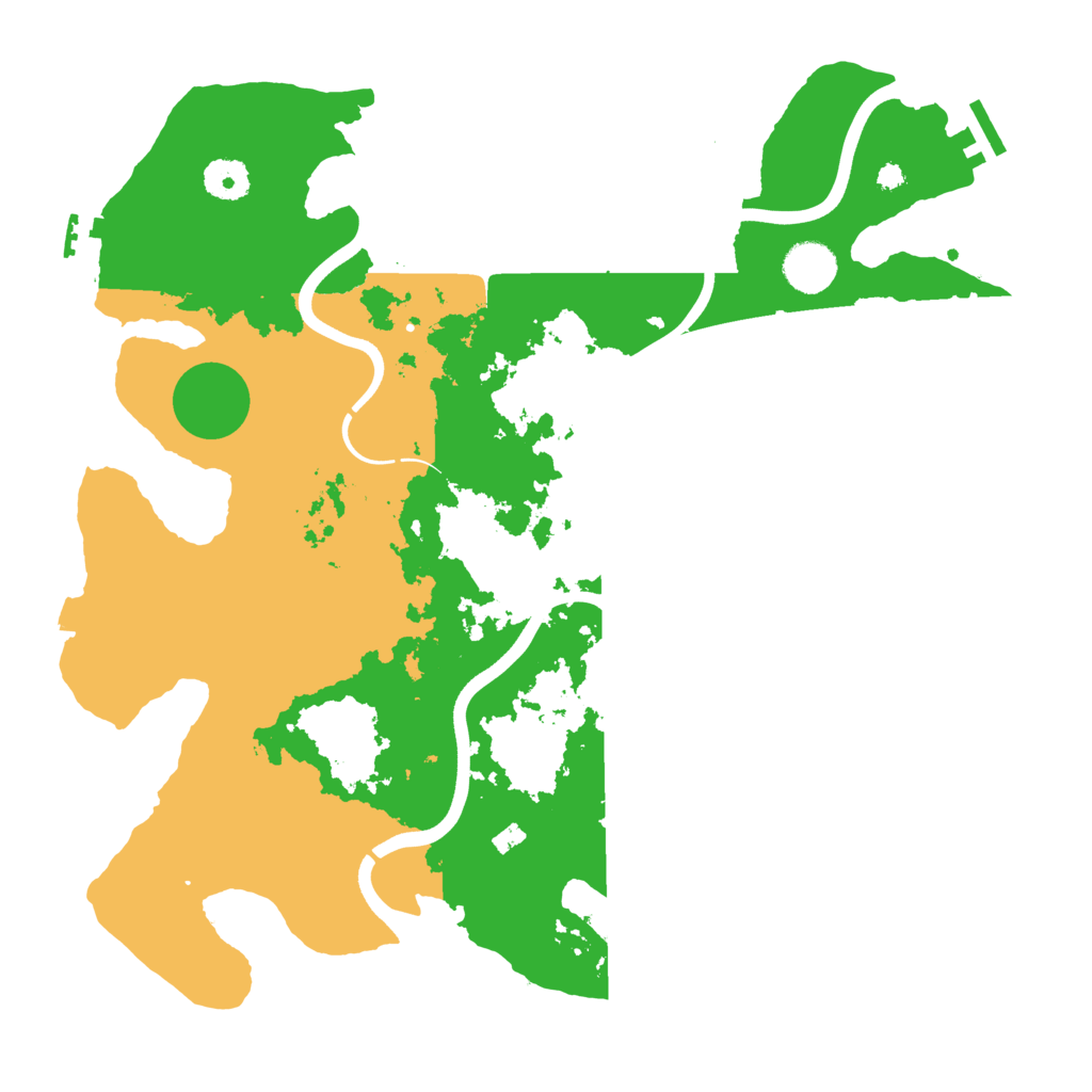 Biome Rust Map: Procedural Map, Size: 3750, Seed: 1408381473