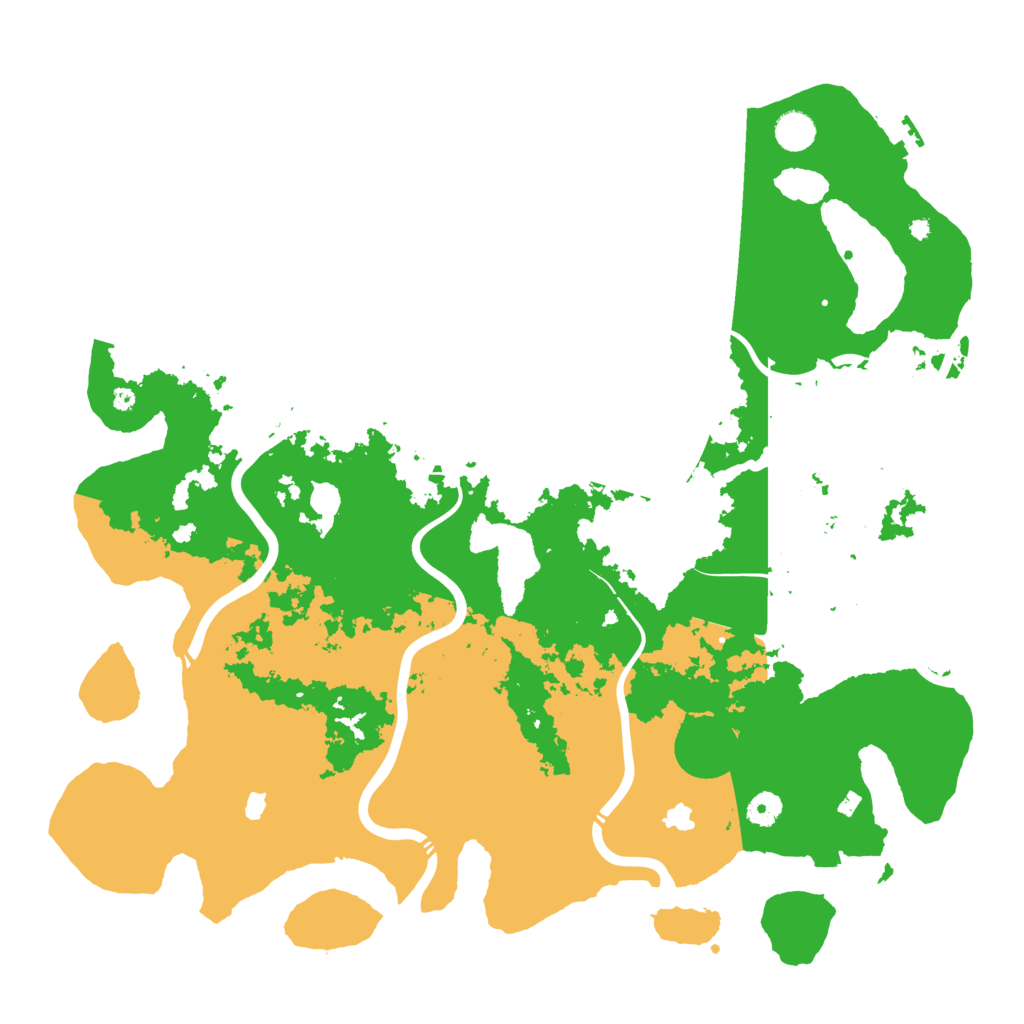 Biome Rust Map: Procedural Map, Size: 4500, Seed: 607164912
