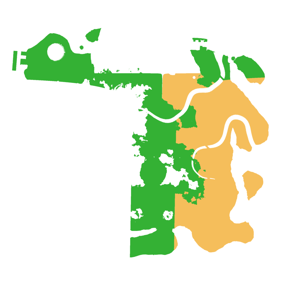 Biome Rust Map: Procedural Map, Size: 3000, Seed: 1570334427