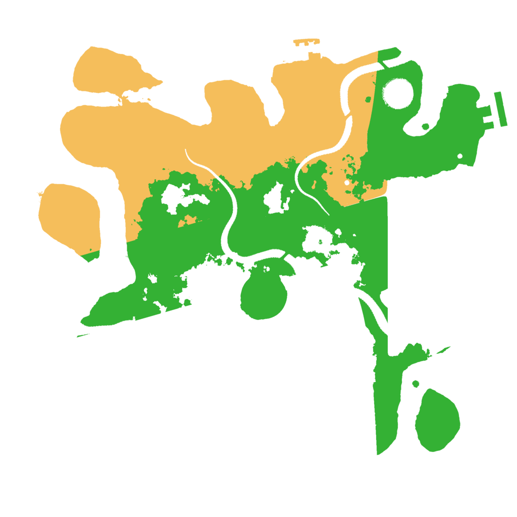 Biome Rust Map: Procedural Map, Size: 3000, Seed: 741