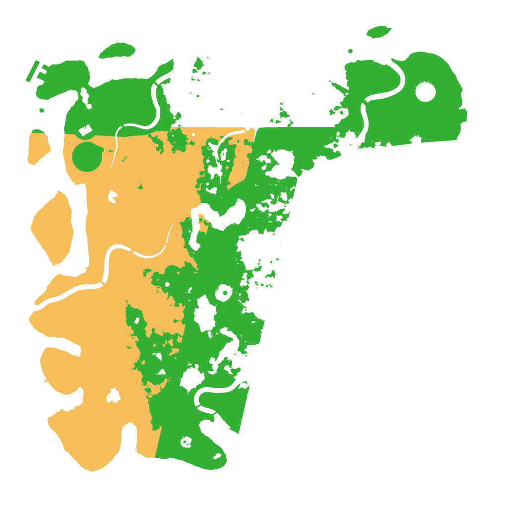 Biome Rust Map: Procedural Map, Size: 4500, Seed: 385380166