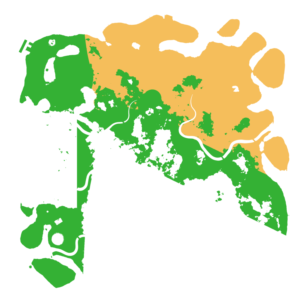 Biome Rust Map: Procedural Map, Size: 4500, Seed: 662261347