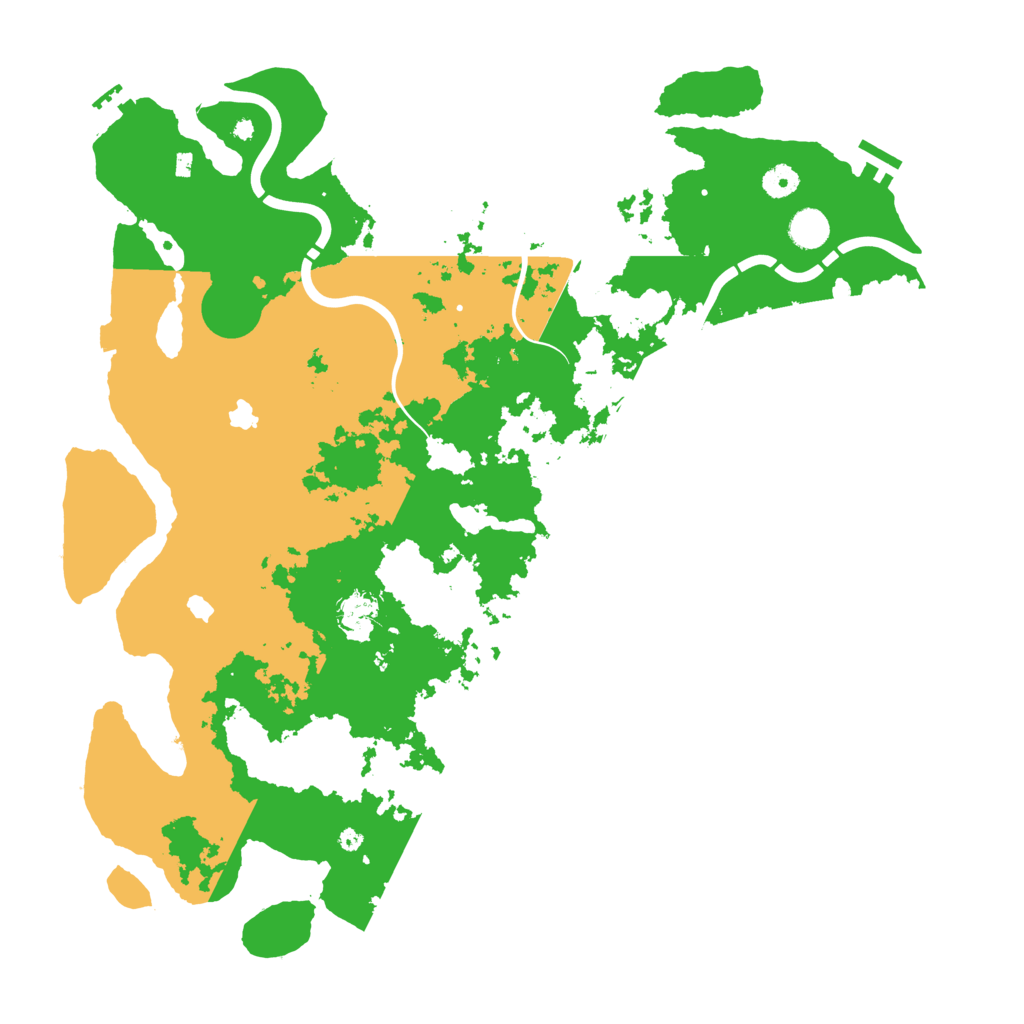 Biome Rust Map: Procedural Map, Size: 4500, Seed: 828475027