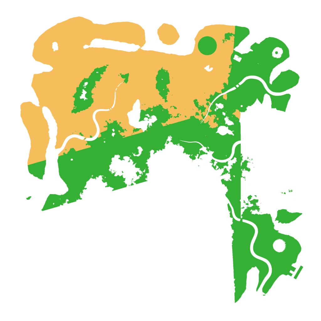 Biome Rust Map: Procedural Map, Size: 4500, Seed: 697940250