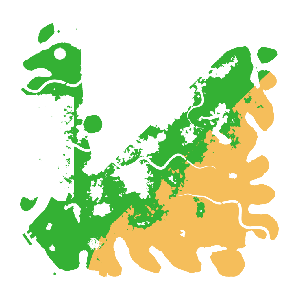 Biome Rust Map: Procedural Map, Size: 4500, Seed: 245678