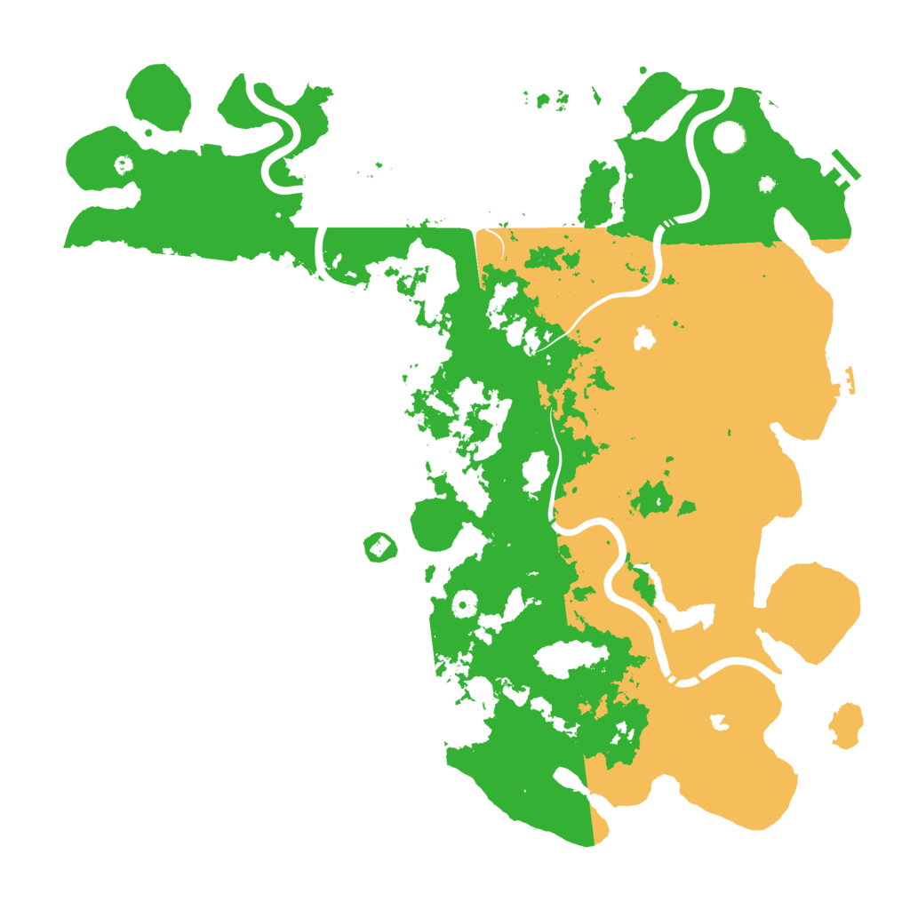 Biome Rust Map: Procedural Map, Size: 5000, Seed: 316569409