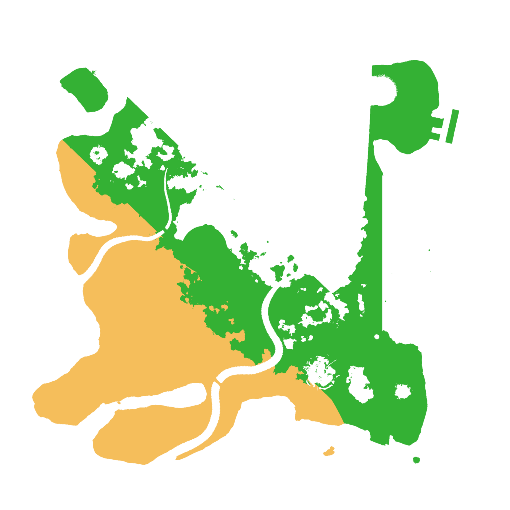 Biome Rust Map: Procedural Map, Size: 3000, Seed: 1163969671