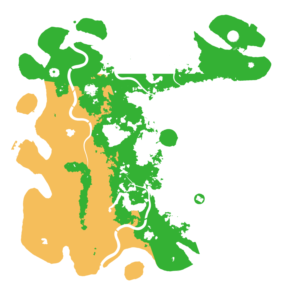 Biome Rust Map: Procedural Map, Size: 4500, Seed: 118242756