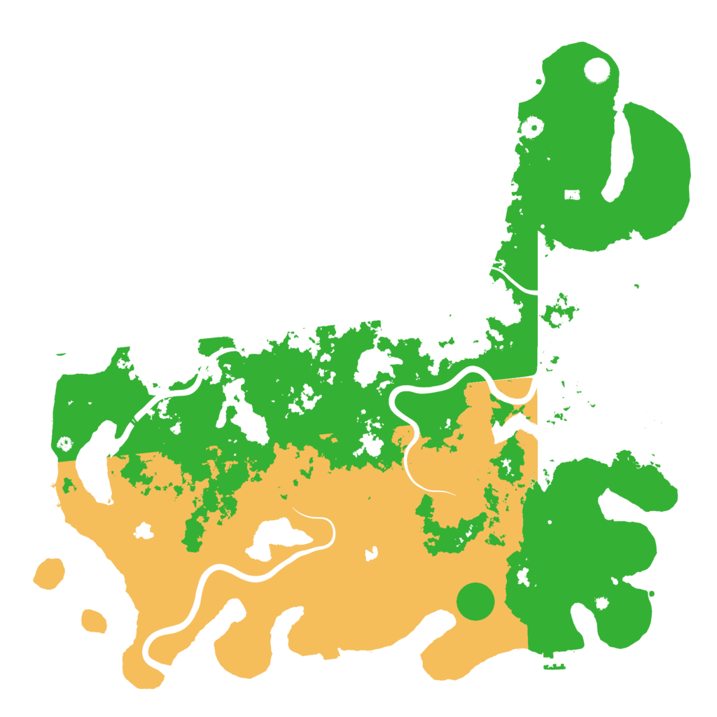 Biome Rust Map: Procedural Map, Size: 5000, Seed: 341705335