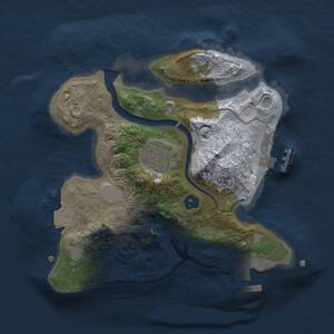 Thumbnail Rust Map: Procedural Map, Size: 2200, Seed: 1028007333, 4 Monuments